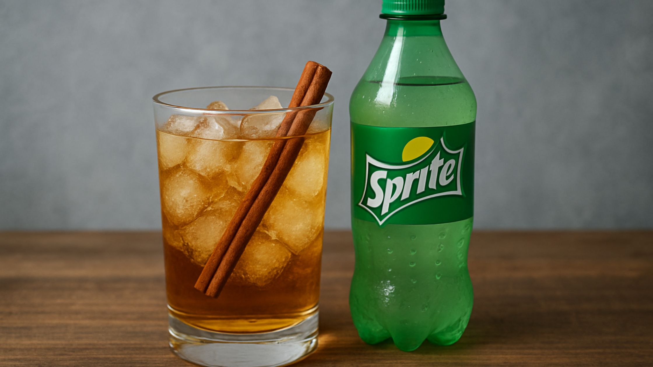 Spiced Rum and Sprite